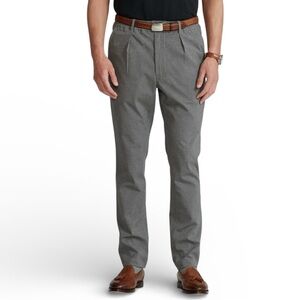 Polo Ralph Lauren Slim Tailored Slim Pants Gray Preppy Stretch Mens XXL NWT